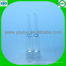 Ampoule en verre pharmaceutique de 1 ml